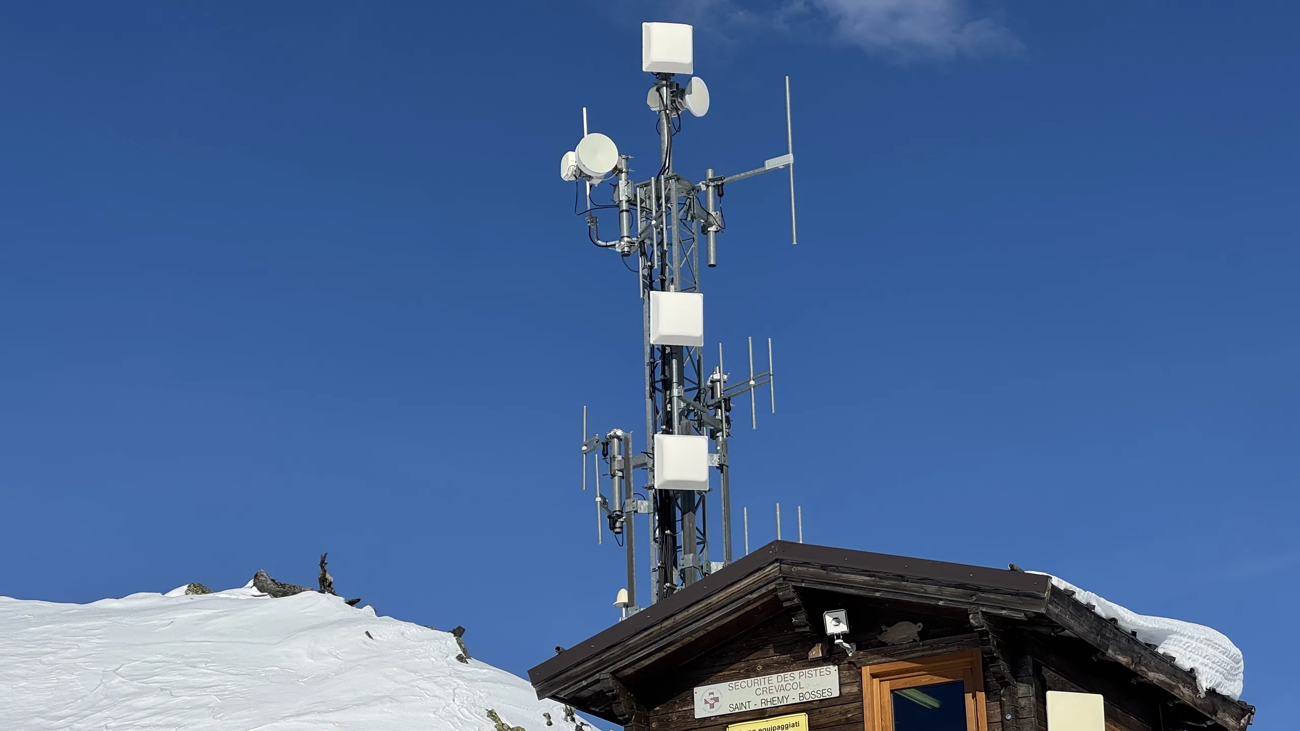 Ponti radio a microonde per il backhaul dei siti remoti — fondamentali per le tratte ferroviarie in ambienti complessi.