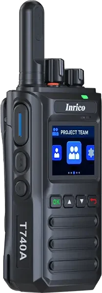 Inrico T740A, La radio PoC con doppio tasto PTT e grado IP67.