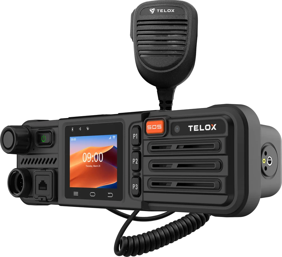 Telox M3, La radio PoC veicolare compatta, con cancellazione del rumore.