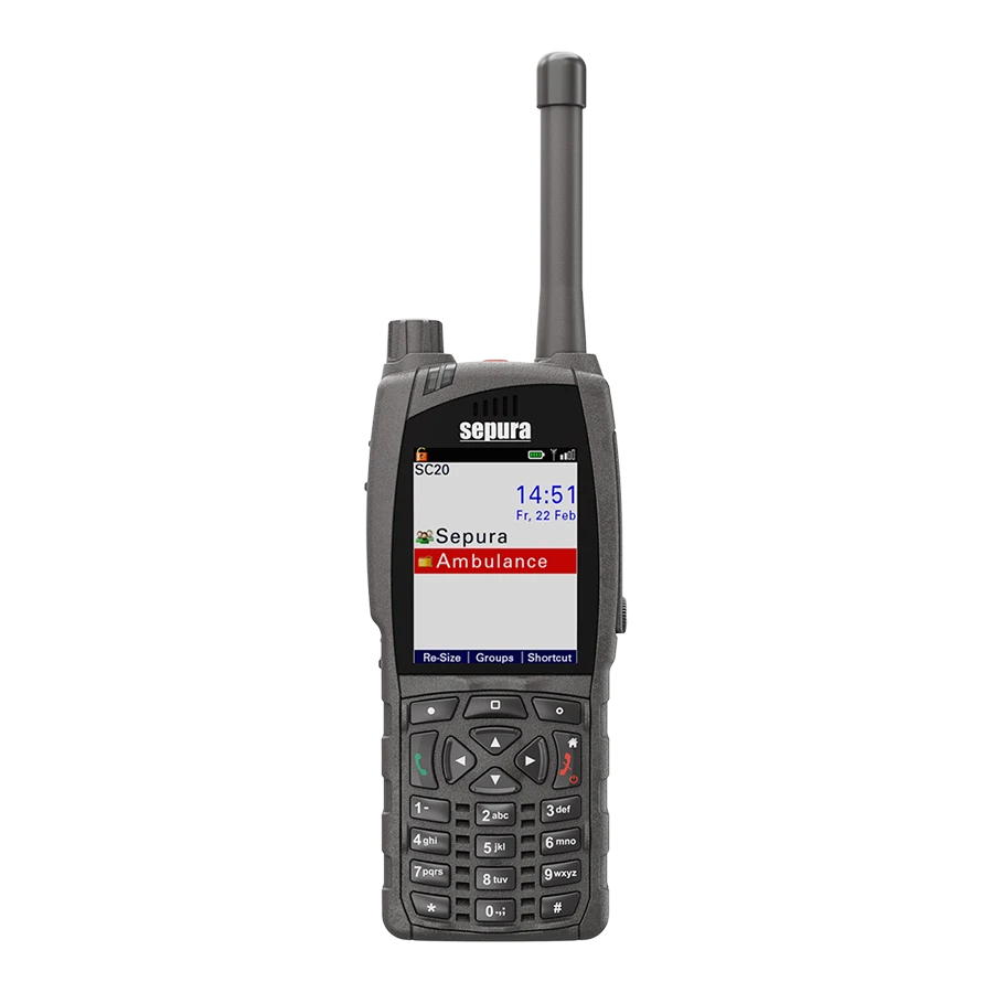 Sepura SC20, Il portatile completo per pubblica sicurezza e infrastrutture.