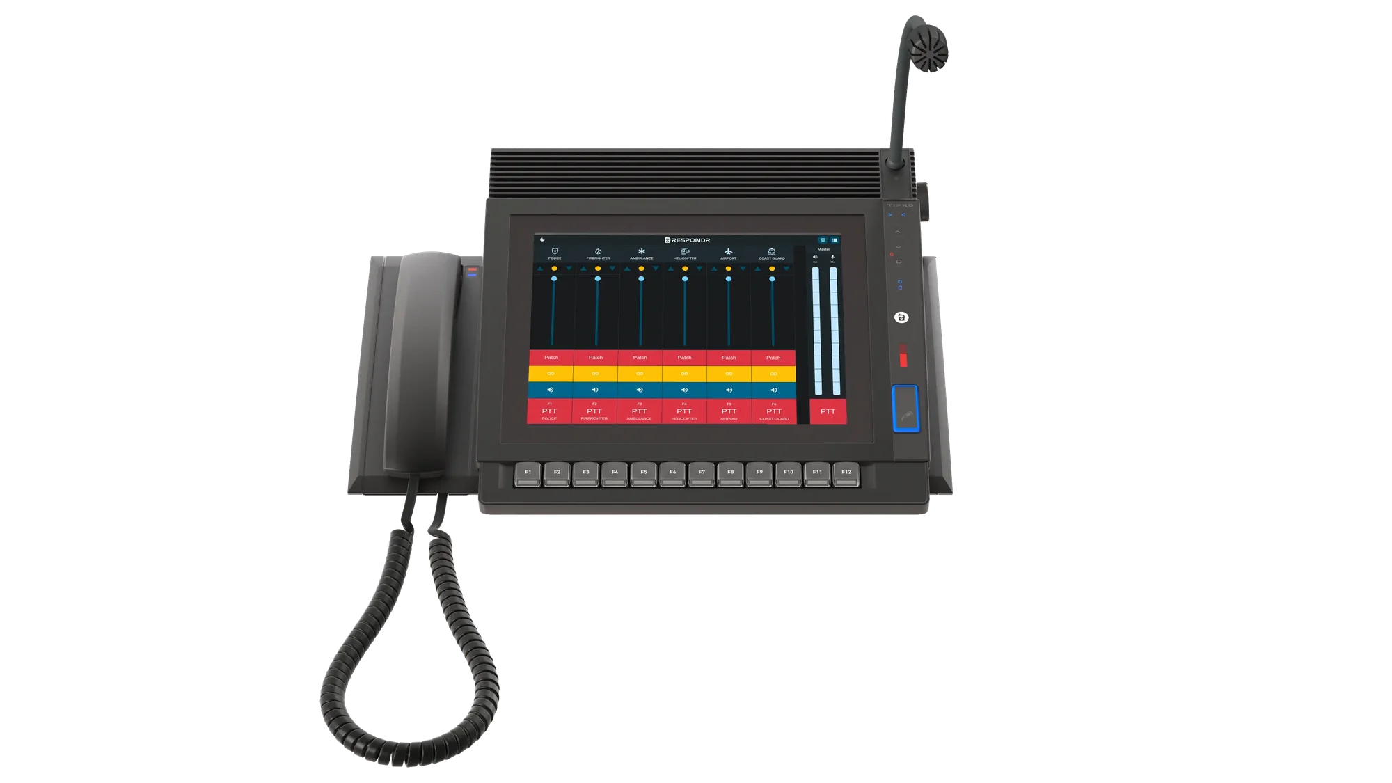 Console Respondr Pro, esempio di postazione di sala operativa da cui attivare il break-in